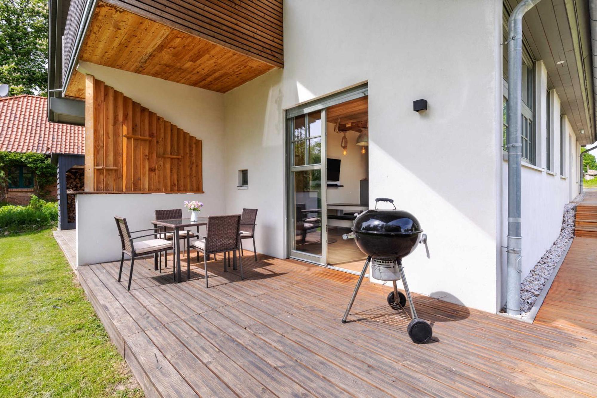 Ferienhaus Sonne Mond Und Sterne B Steffenshagen Exteriör bild
